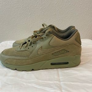 NIKE AIR MAX 90 PREMIUM PRM SHOES NEUTRAL OLIVE GREEN NWOT